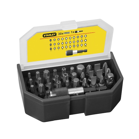 1/4" Bit-Satz, 25 mm, 31-teilig