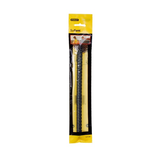 STANLEY 5-21-291 SurForm replacement blade in retail packaging, product photography, front view.