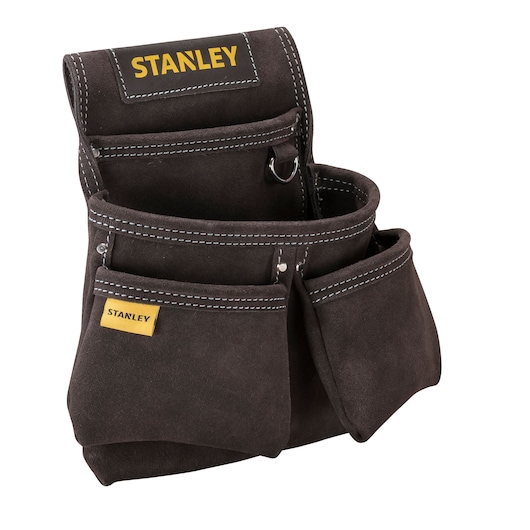 STANLEY® Leder Werkzeug- und Hammertasche doppelt